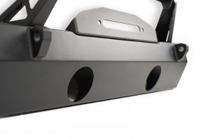 Jeep Gladiator Front Bumper - DV8 Offroad - FS-25 Stubby with Plated Bull Bar - `20-`23