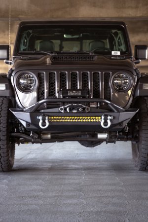 Jeep Gladiator Front Bumper - DV8 Offroad - FS-1 Series Stubby - Black - `07-`23