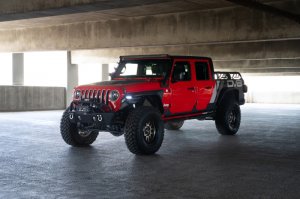 Jeep Gladiator Fender Flares - DV8 Offroad - Slim - Micro-texture black - `20-`23