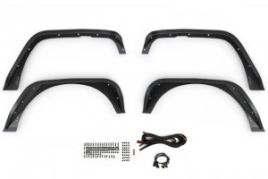 Jeep Wrangler JK Slim Fender Flares - DV8 Offroad - Black - `07-`18