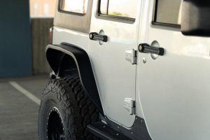 Jeep Wrangler JK Slim Fender Flares - DV8 Offroad - Black - `07-`18