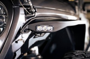 Jeep Wrangler JL Slim Fender Flares - DV8 Offroad - Black - `18-`23