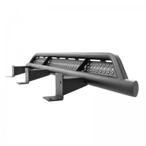 Jeep Wrangler JL Frame Mount Sliders - Go Rhino - Steel - Matte Black - `18-`20