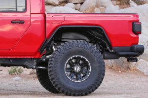 Jeep Gladiator Fenders - Rear - Fabtech - Steel Tube - Textured Black - `20-`21