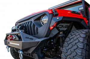 Jeep Gladiator Grill - DV8 Offroad - Angry - Black - 2020+