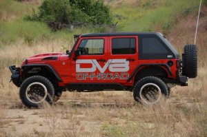 Jeep Wrangler JK Heat Dispersion Hood - DV8 Offroad - Primer Black - `07-`18