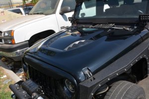Jeep Wrangler JK Anniversary Replica Hood - DV8 Offroad - 10th Anniversary - `07-`18