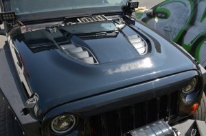 Jeep Wrangler JK Anniversary Replica Hood - DV8 Offroad - 10th Anniversary - `07-`18