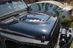 Jeep Wrangler JK Anniversary Replica Hood - DV8 Offroad - 10th Anniversary - `07-`18