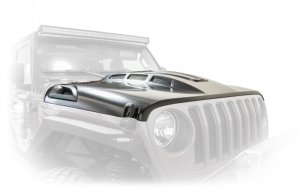 Jeep Gladiator Hood - DV8 Offroad - Heat Dispersion - Matte Black - 2020