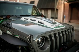 Jeep Gladiator Hood - DV8 Offroad - Heat Dispersion - Matte Black - 2020