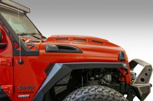 Jeep Gladiator Hood - DV8 Offroad - Heat Dispersion - Matte Black - 2020
