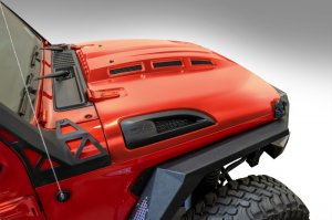 Jeep Gladiator Hood - DV8 Offroad - Heat Dispersion - Matte Black - 2020
