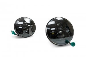 Jeep Wrangler JK Headlights - Front - DV8 Offroad - LED Projector - `07-`18