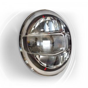 Jeep Gladiator Headlights - DV8 Offroad - LED Projector, Amber and White Halo - Chrome - 2020+