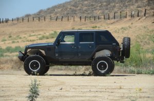 Jeep Wrangler JK Hard Top - DV8 Offroad - Fast Back - Black - `07-`18