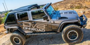 Jeep Wrangler JK Hard Top - DV8 Offroad - Fast Back - Black - `07-`18