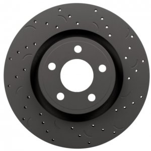 Jeep Gladiator Brake Rotors (2) - Front - Hawk Performance - Drilled And Slotted, Talon - 2020+
