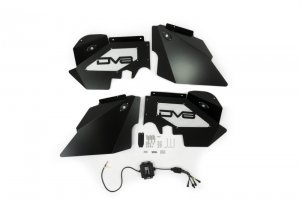 Jeep Wrangler JK Inner Fender Liners - Front - DV8 Offroad - Black - `07-`18