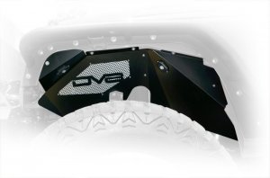 Jeep Wrangler JK Inner Fender Liners - Front - DV8 Offroad - Black - `07-`18
