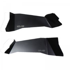 Jeep Wrangler JK Inner Fender Liners - Rear - DV8 Offroad - Aluminum - Black - `07-`18