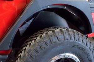 Jeep Wrangler JL Inner Fender Liners - Rear - DV8 Offroad - Black - 2018