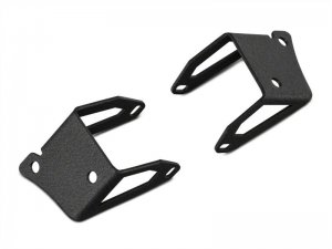 Jeep Wrangler JK Windshield Mounted Light Brackets - Raxiom - Textured Black - `07-`18