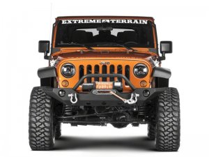 Jeep Wrangler JK Light Bar Windshield Mount - Upper Windshield - Raxiom - Textured Black - `07-`18