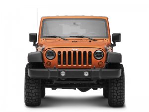 Jeep Wrangler JK LED Headlights - Raxiom - Axial Series - Black - `07-`18