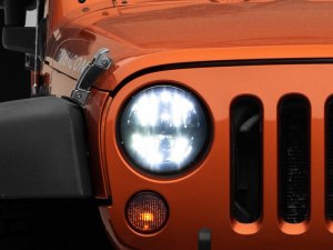 Jeep Wrangler JK LED Headlights - Raxiom - Axial Series - Black - `07-`18