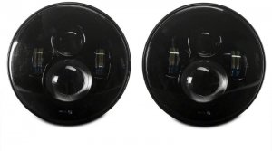 Jeep Wrangler JK LED Headlights - Raxiom - Daymaker - Black - `07-`18