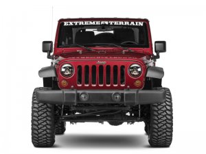 Jeep Wrangler JK LED Headlights - Raxiom - Daymaker - Black - `07-`18