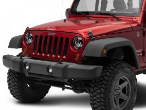 Jeep Wrangler JK LED Headlights - Raxiom - Daymaker - Black - `07-`18