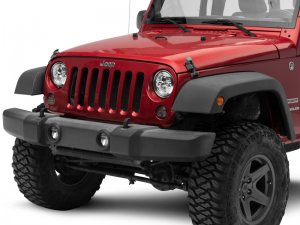 Jeep Wrangler JK LED Headlights - Raxiom - Axial Series Daymaker - Chrome - `97-`18