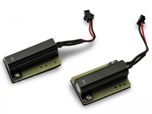 Jeep Wrangler JK LED Front Turn Signals - Front - Raxiom - Smoked - `07-`18