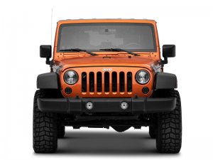 Jeep Wrangler JK LED Front Turn Signals - Front - Raxiom - Smoked - `07-`18