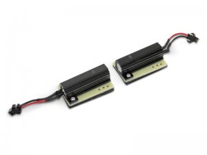 Jeep Wrangler JK LED Turn Signals with Halo - Front - Raxiom - Axial Series - Clear - `07-`18