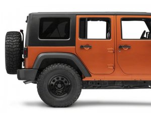 Jeep Wrangler JK LED Taillights - Raxiom - Axial Series Vision - Black Housing, Clear Lens - `07-`18
