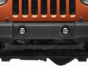 Jeep Gladiator Fog Lights - Raxiom - Axial Series Tri-Bar LED - Amber - `07-`23