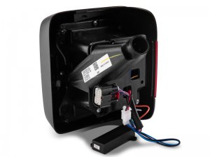 Jeep Wrangler JL Tail Lights - Raxiom - LED - Black Housing - Red Lens - `18-`22