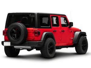 Jeep Wrangler JL LED Tail Lights - Raxiom - Horizon - Black Housing, Red Lens - `18-`23