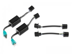 Jeep Wrangler JK LED Headlights - Raxiom - Partial Halo - Black - `97-`18