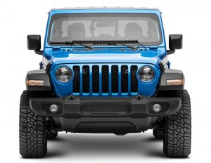 Jeep Gladiator Light Brackets - Hood - Raxiom - Axial Series 30-Inch Single Row LED Light Bar - `18-`23
