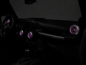 Jeep Wrangler JK LED Ambient Vent Lighting Kit - Raxiom - Multi-Color RGB - `11-`18