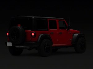 Jeep Wrangler JL Third Brake Light - Raxiom - Hyper Flash LED - Smoked - `18-`23