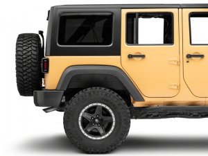 Jeep Wrangler JK LED Taillights - Raxiom - Axial Series Lux - Black Housing (Clear Lens) - `07-`18