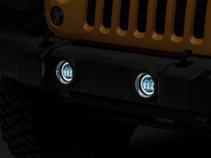 Jeep Wrangler JK Fog Lights - Raxiom - Halo LED - Amber - `07-`18