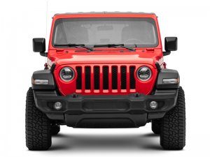 Jeep Wrangler JL LED Headlights - Raxiom - RGB Halo - Black - `18-`22