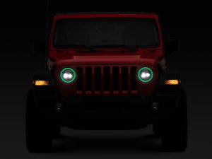 Jeep Wrangler JL LED Headlights - Raxiom - RGB Halo - Black - `18-`22