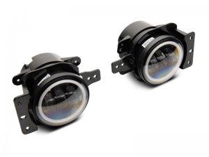 Jeep Gladiator Fog Lights - Raxiom - Axial Series LED with Halo - White - `20-`23